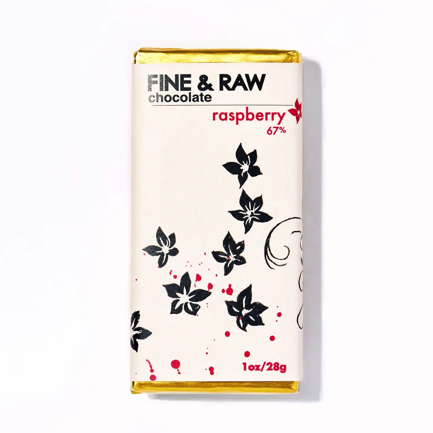 FINE & RAW Raspberry Chocolate Bar (67% cacao)