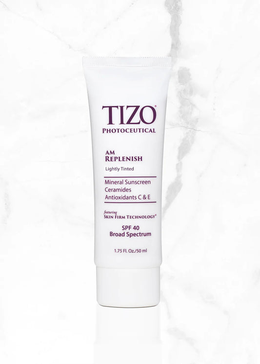 TIZO Photoceuticals AM Replenish Lightly Tinted SPF 40